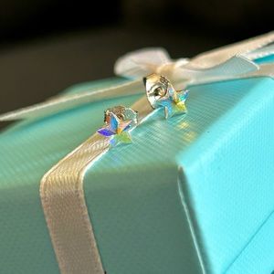 Claire’s Swarovski Star Earrings